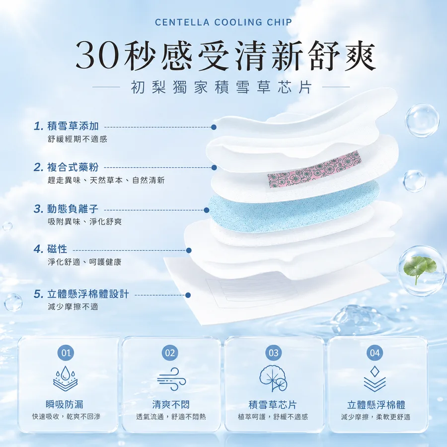 ✓ 涼感舒緩
