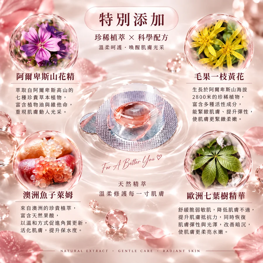 秘境玫瑰香氛水潤液膠囊(12入)