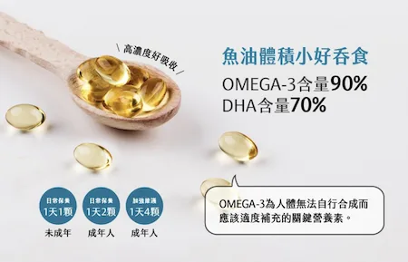 赫斯健康-高濃度70%DHA超臨界萃取魚油軟膠囊