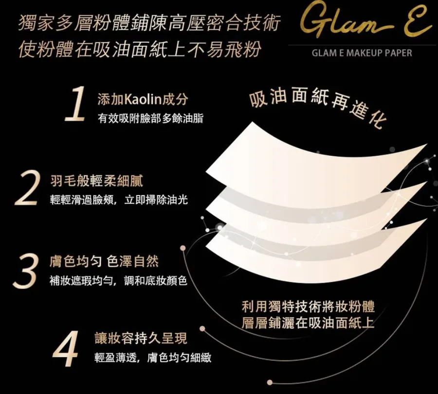 美妝紙組合(蜜粉.打亮.腮紅)3入組