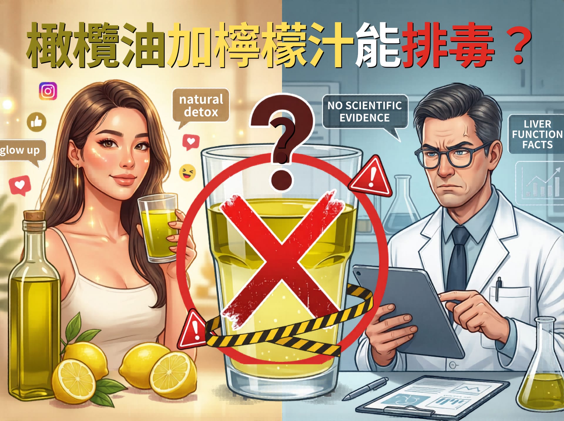 橄欖油加檸檬汁能排毒？藥師告訴你真相