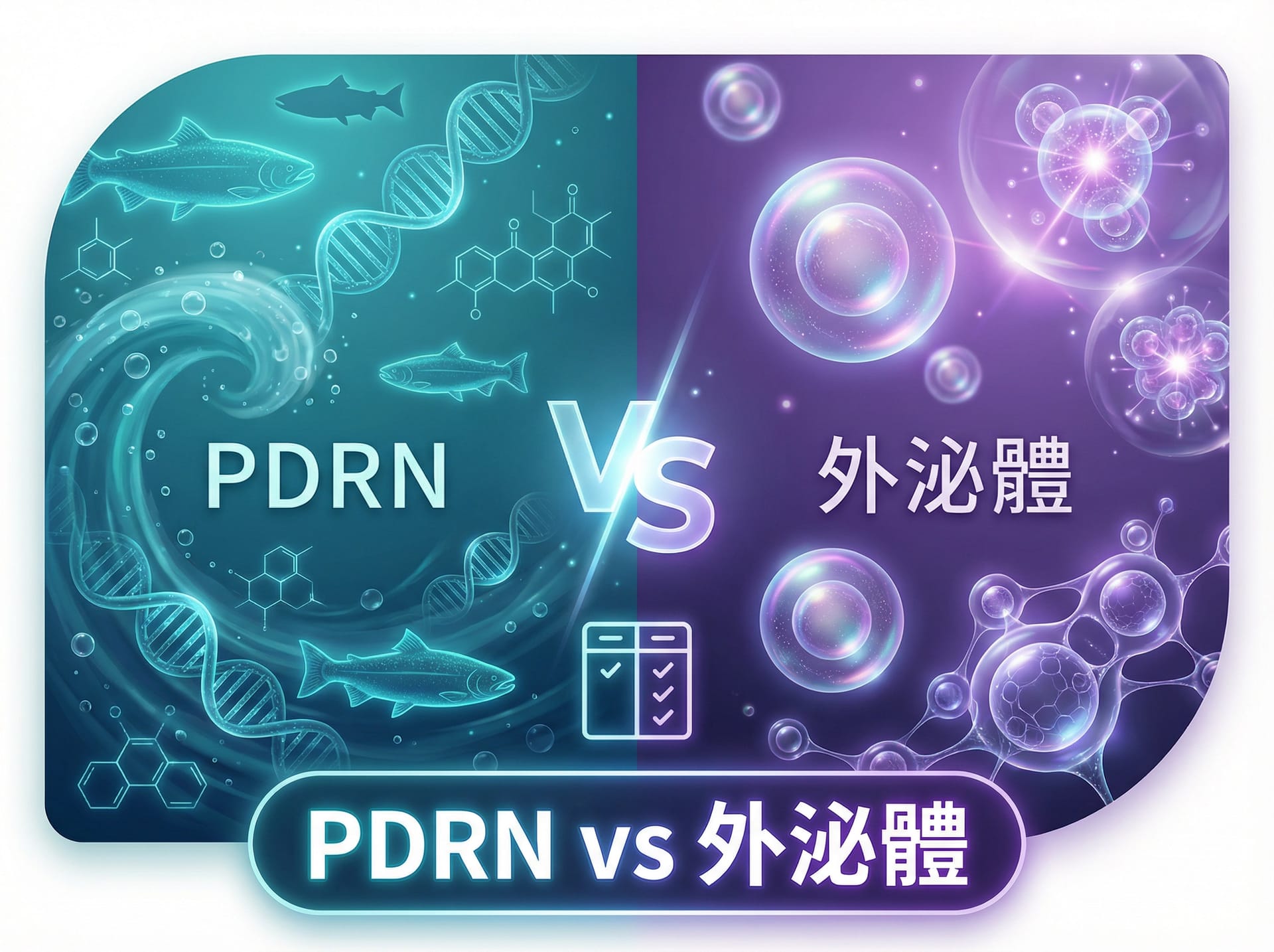 PDRN vs 外泌體：兩大當紅成分完整比較