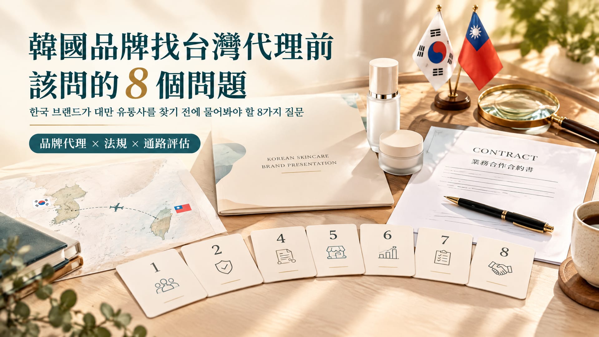 韓國品牌找台灣代理前該問的 8 個問題