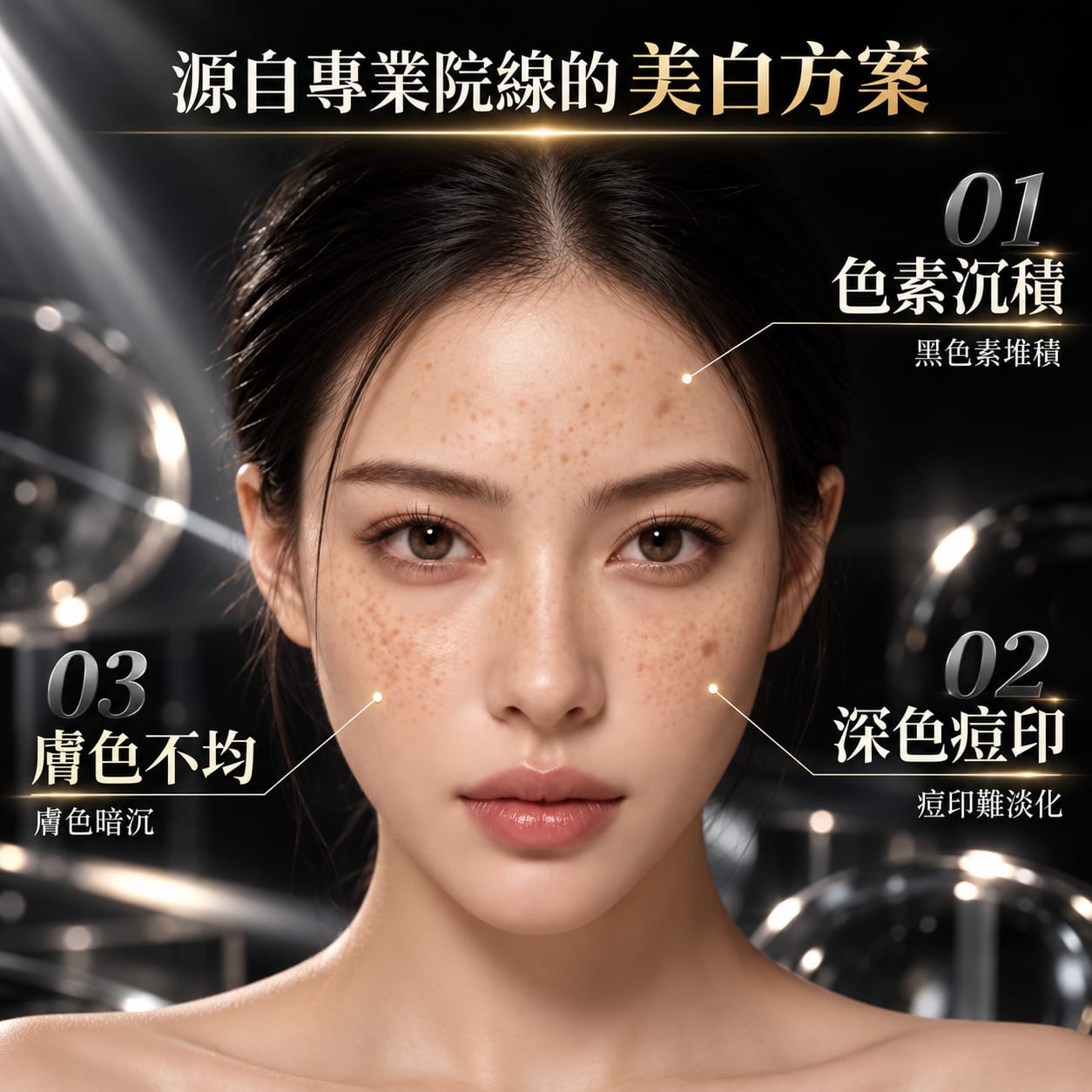 美白淡斑面霜 15ml