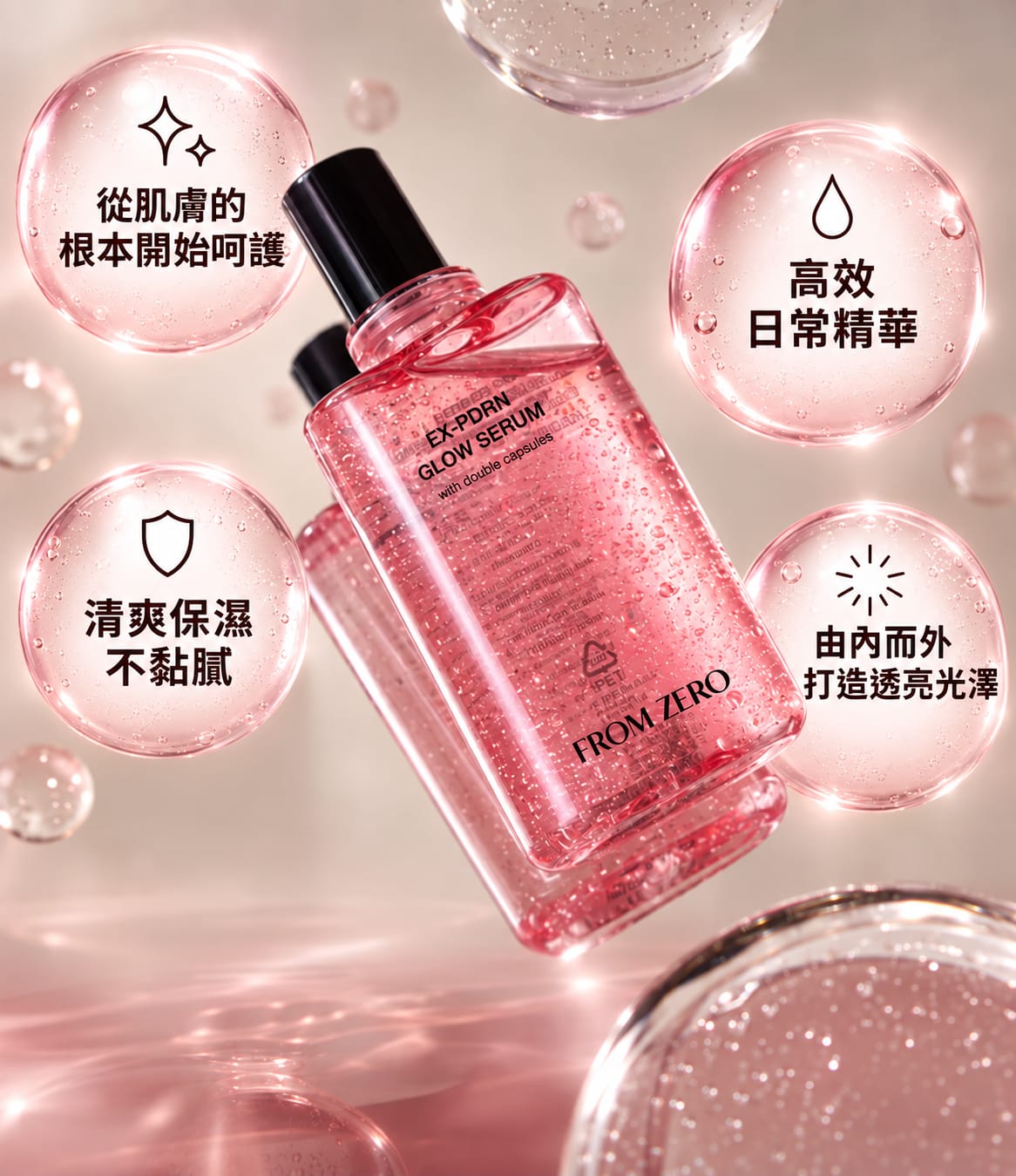 光感三件組(噴霧+精華+面霜)