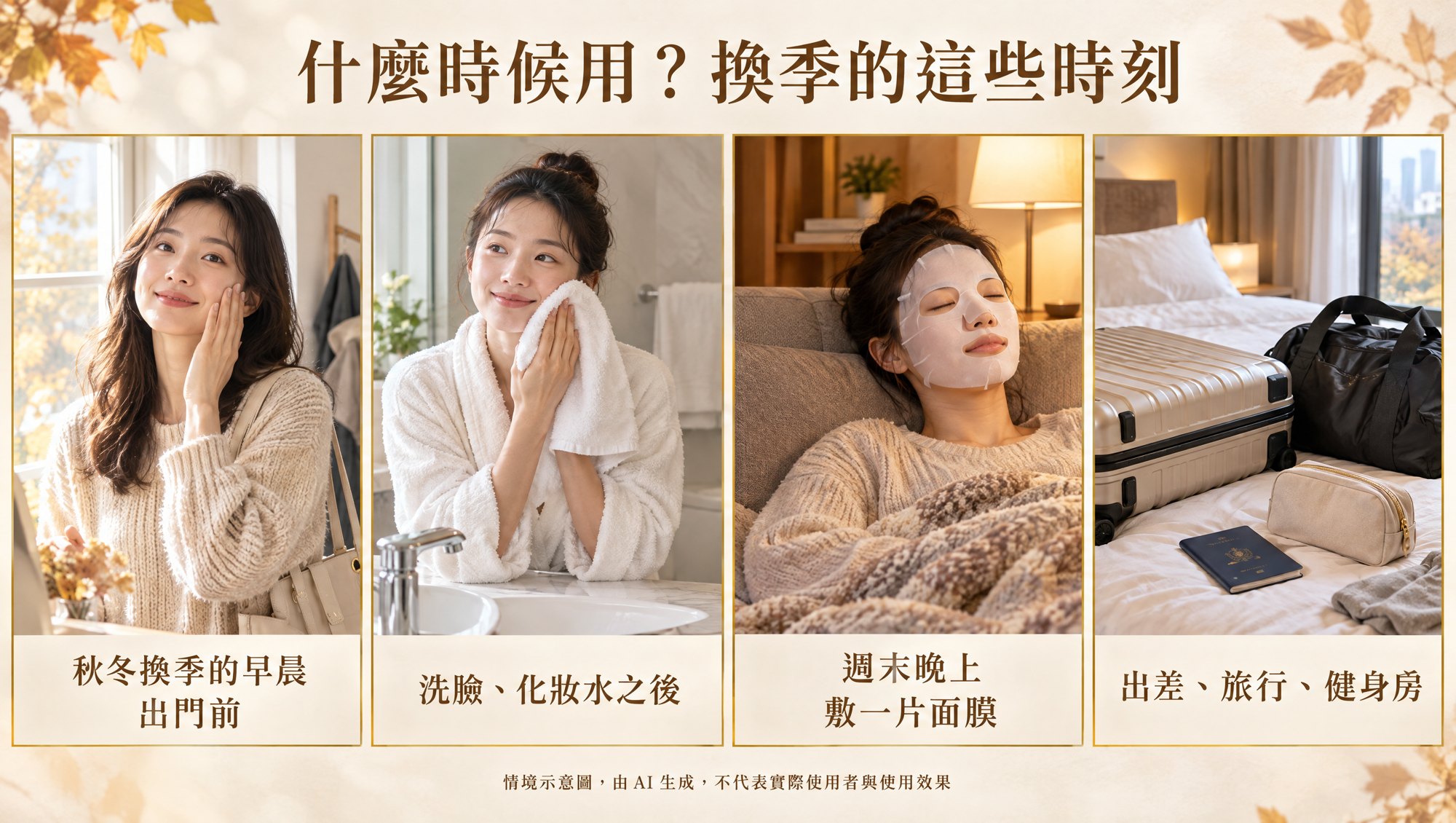 使用時機｜換季的這些時刻